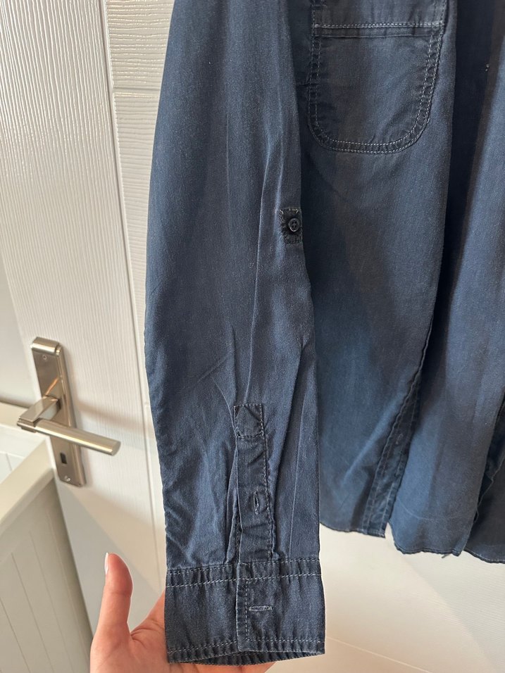 Mavi Jeans Kot/Denim Slim Fit Gömlek - Görsel 5