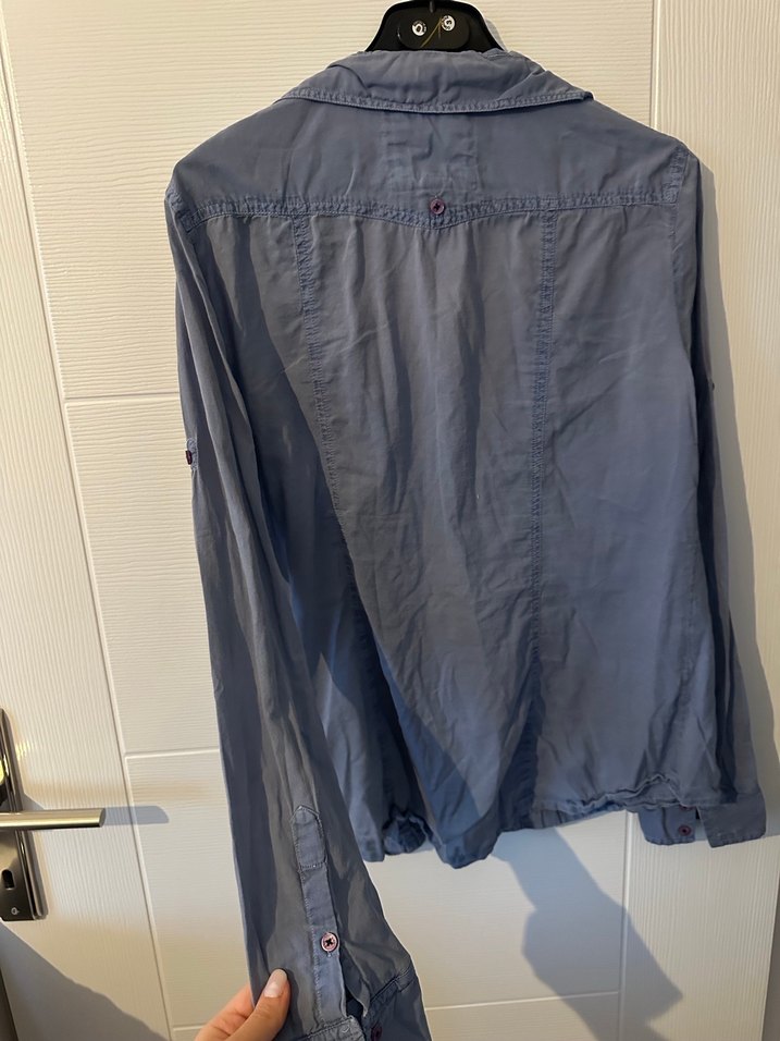 Mango Casual Mavi Kadın Gömlek - Görsel 2