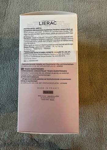 Lierac Phytolastil Çatlakları Gidermeye Yardımcı Ampul 20x5 ml - Görsel 2