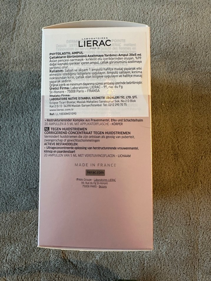 Lierac Phytolastil Çatlakları Gidermeye Yardımcı Ampul 20x5 ml - Görsel 2