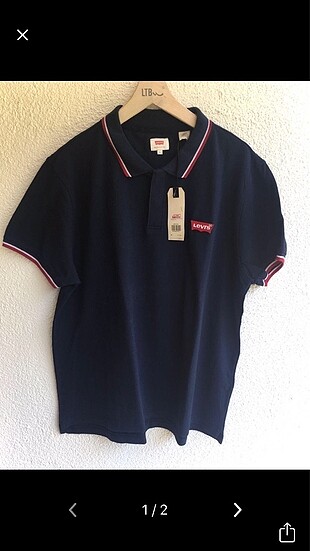 Levis xl beden lacivert polo yaka t-shirt