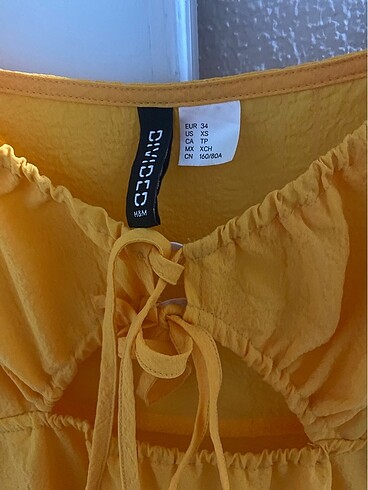 H&M Turuncu elbise