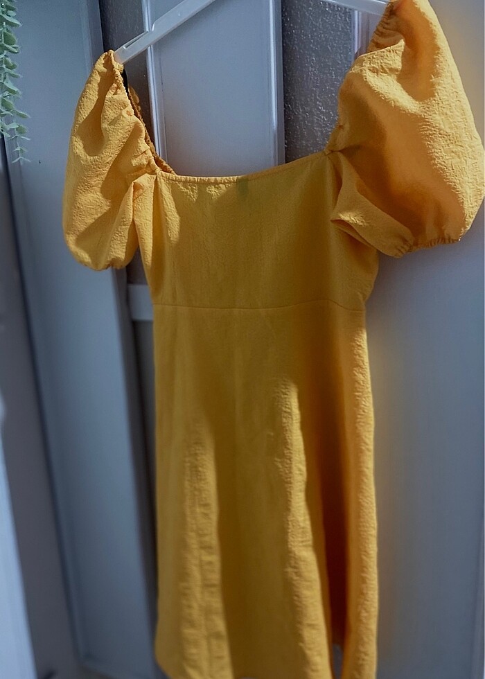 Turuncu elbise - Görsel 3