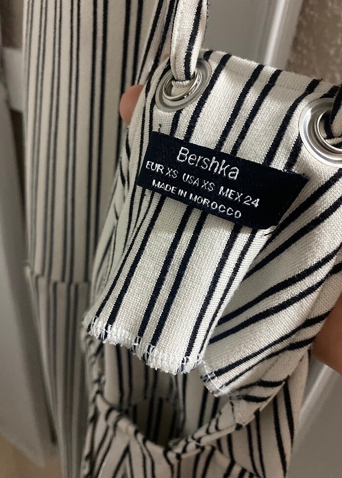 Çizgili salopet - Görsel 4