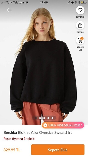 bershka sweatshirt