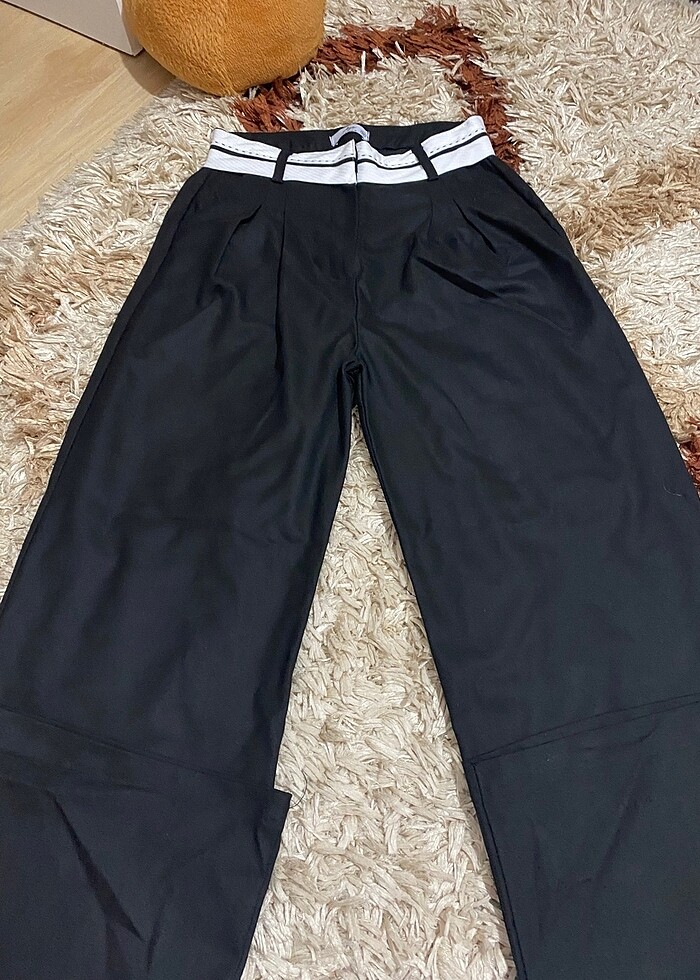 kemer detaylı palazzo - Görsel 2