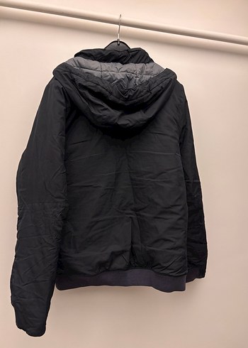 Nike Siyah Kapüşonlu Fermuarlı Erkek Mont - Görsel 4