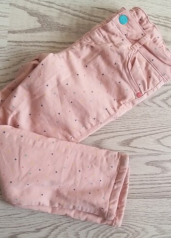 pudra pembe rengi kışlık kız pantalon ve kadife pantalon