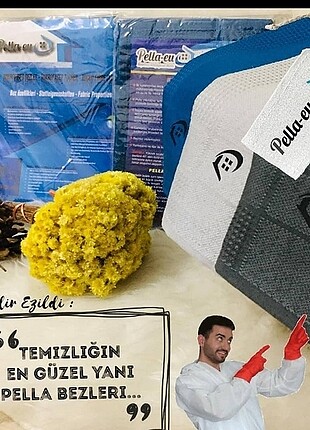 Pella-eu mikrofiber bez 3'lu paket