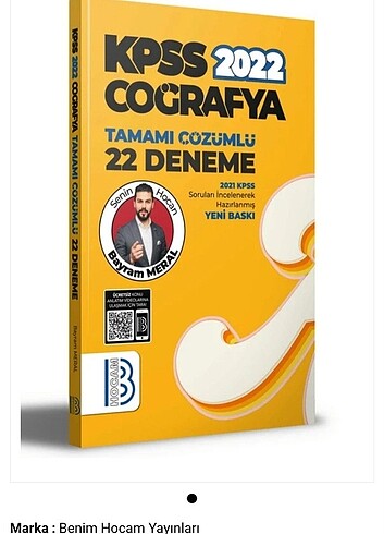 2022 KPSS COĞRAFYA TAMAMI ÇÖZÜMLÜ. 22 DENEME