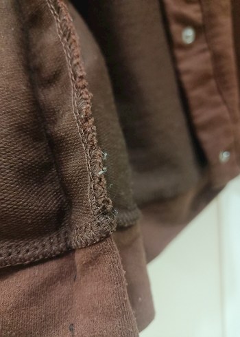 Düğmeli Kahverengi  Kadın Ceket - Görsel 10