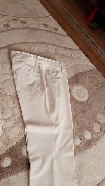 42 Beden beyaz Renk Kadın pantolon 