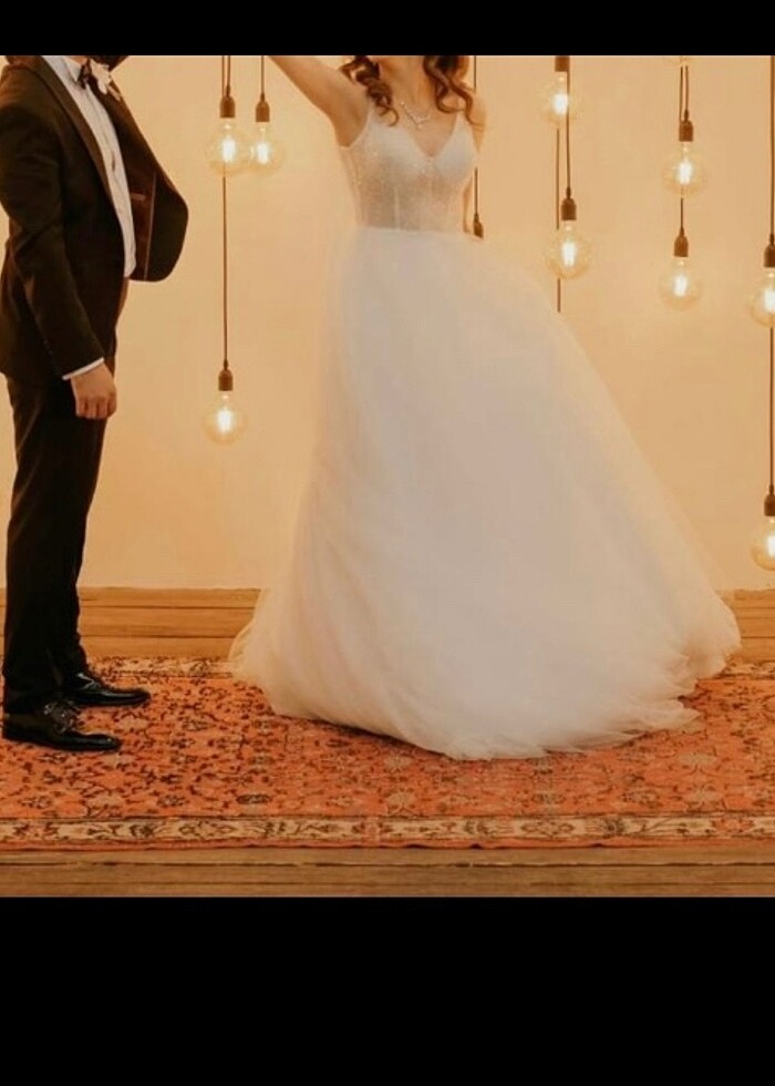 Filiz baydoğan tasarım gelinlik tarlatanda içindedir - Görsel 3