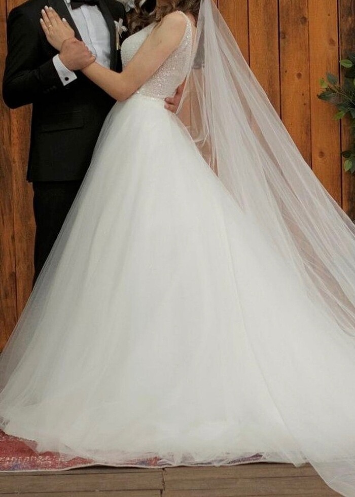 Filiz baydoğan tasarım gelinlik tarlatanda içindedir - Görsel 5