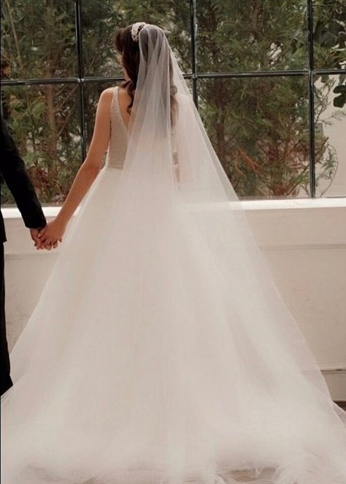 Filiz baydoğan tasarım gelinlik tarlatanda içindedir - Görsel 4