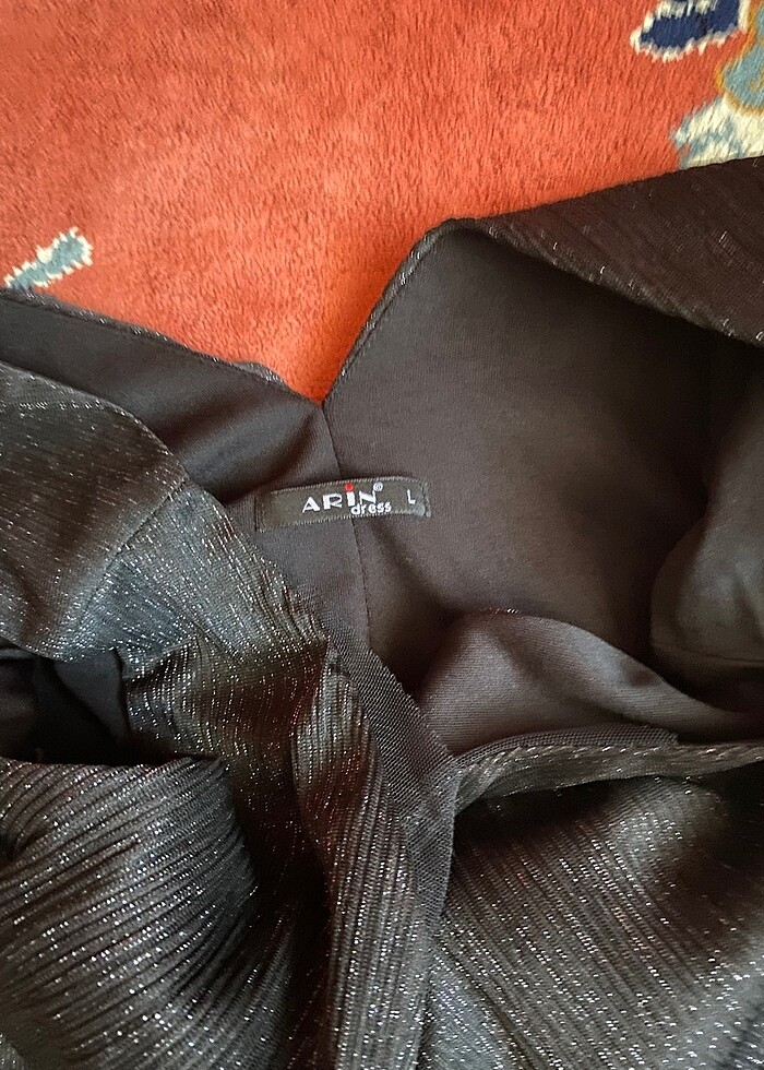 M,L uyumlu siyah abiye - Görsel 4