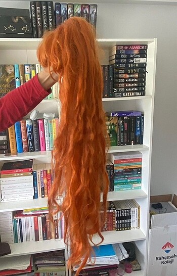 Beden Turuncu Uzun Cosplay Perugu