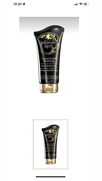Avon Planet Spa Siyah Havyar Özlü Maske