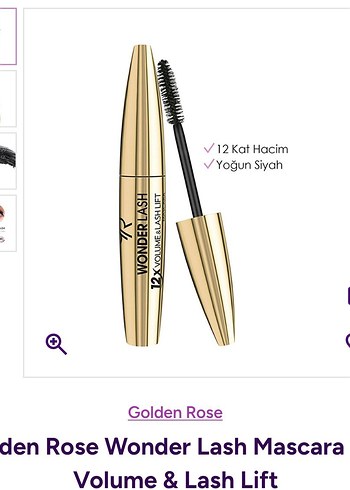 Golden Rose Hacim Veren Maskara - Görsel 6
