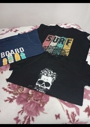 Erkek Çok Renkli Baskılı Tişört - Görsel 3