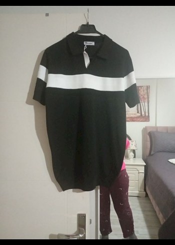 Erkek Siyah Kısa Kollu Polo Tişört - Görsel 2