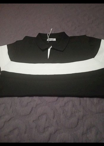 Erkek Siyah Kısa Kollu Polo Tişört - Görsel 3