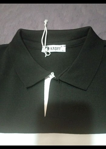 Erkek Siyah Kısa Kollu Polo Tişört - Görsel 4