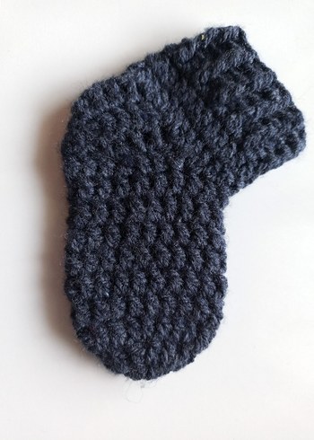 Nakışlı Örme Bebek Botu - Görsel 3