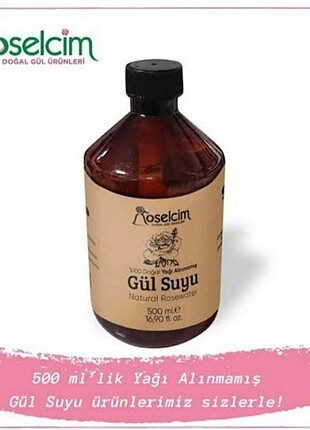 ROSELCİM GÜL SUYU 500 ML