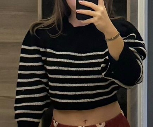 Zara Crop Kazak