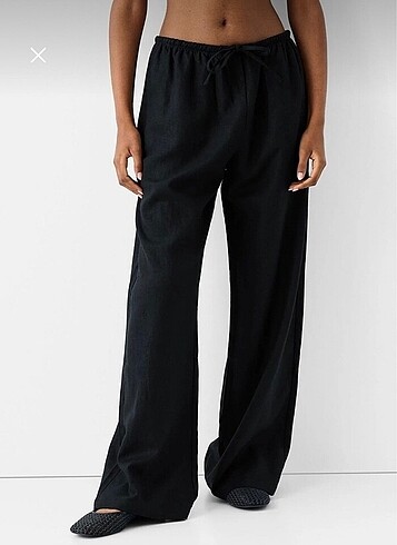 Bershka siyah keten