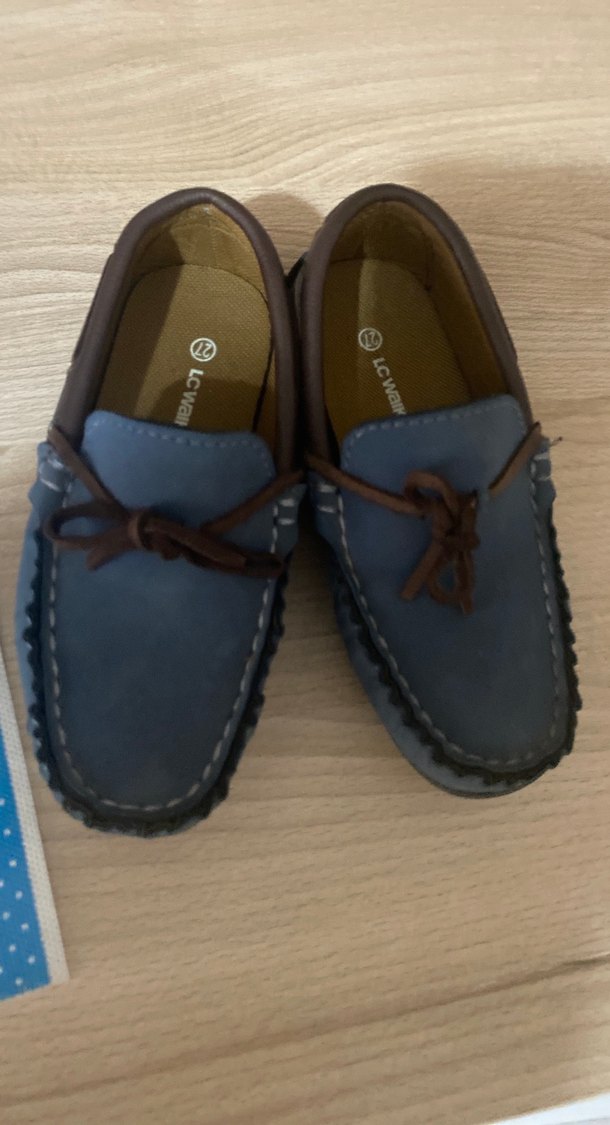 Erkek Çocuk Mavi Süet Tokalı Özel Ayakkabı - Görsel 5