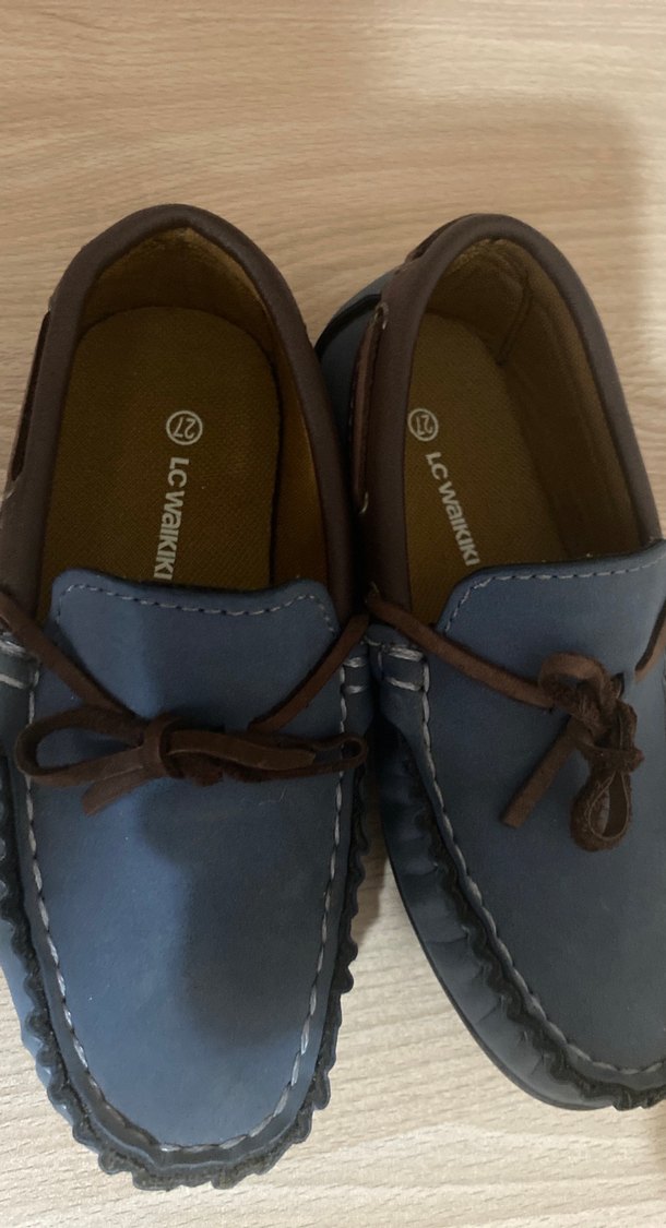 Erkek Çocuk Mavi Süet Tokalı Özel Ayakkabı - Görsel 2