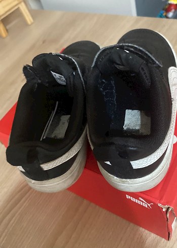 Erkek Çocuk Siyah Cırtlı Spor Ayakkabı - Görsel 7