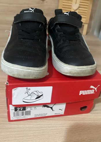 Erkek Çocuk Siyah Cırtlı Spor Ayakkabı - Görsel 3