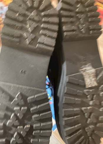 Bordo Rugan Bağcıklı Gotik Kadın Botları - Görsel 3