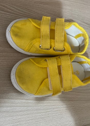 Sarı Erkek Çocuk Sneakers Velcro Bantlı - Görsel 2