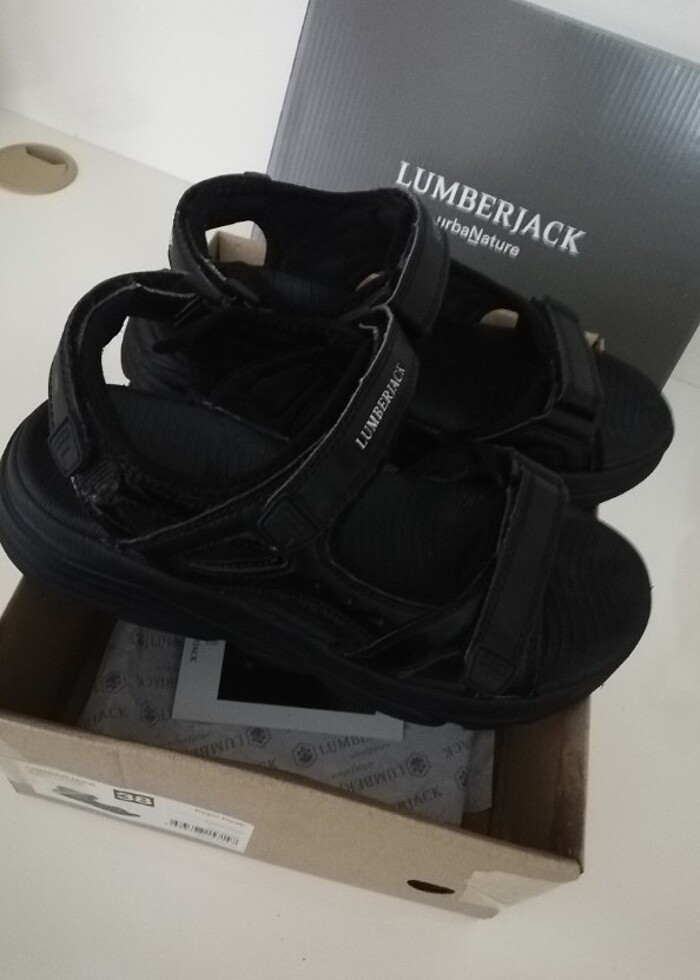 #Kadın siyah #sandalet 38 lamberjeck - Görsel 4