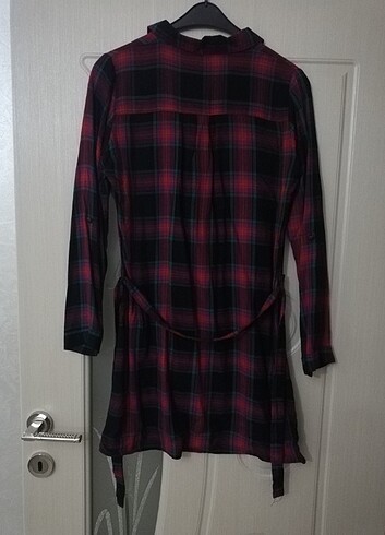 #kadın # ekose#gömlek tunik - Görsel 3