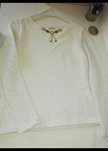 LC Waikiki #krem#kadın #tüllü#kazak