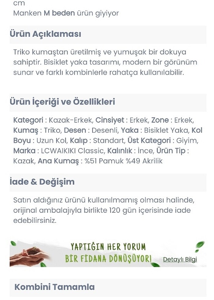 #kışlık#erkek #triko #kazak yeni beden lcvkk - Görsel 5