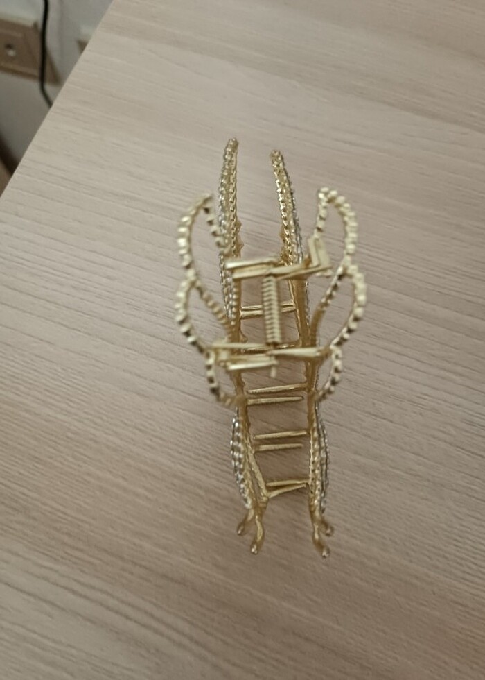 #saç#tokası#gold#taşlı#metal - Görsel 2