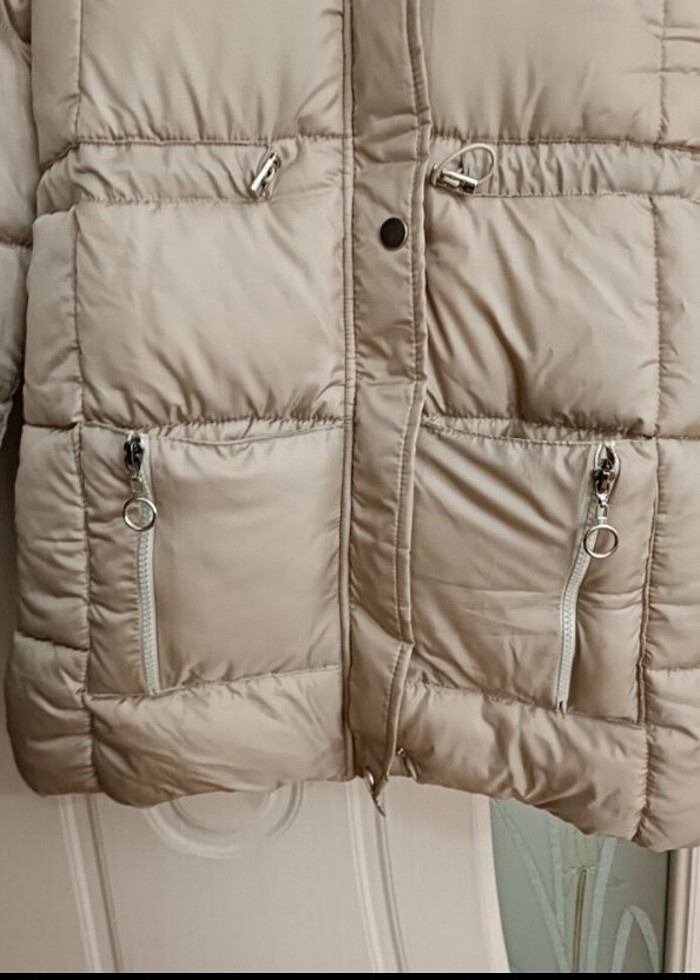 #kadın #mont#vizon#rengi - Görsel 4