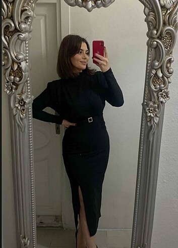 Siyah# kadın# elbise - Görsel 8