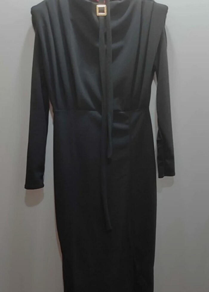 Siyah# kadın# elbise - Görsel 5