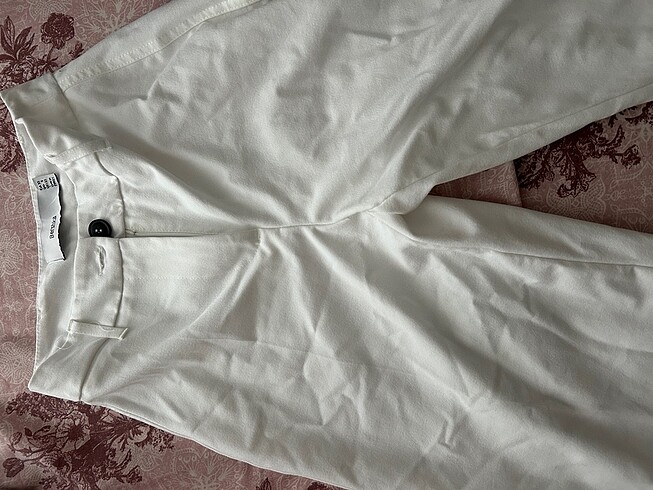 32 Beden BERSHKA beyaz pantolon