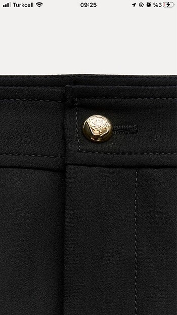xs Beden siyah Renk Zara pantolon