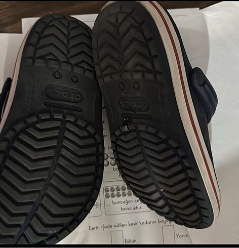 33 Beden Erkek çocuk crocs