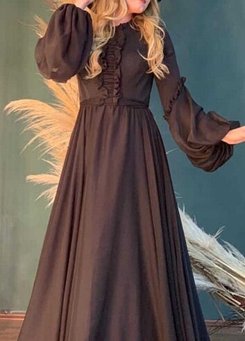 Şifon elbise 