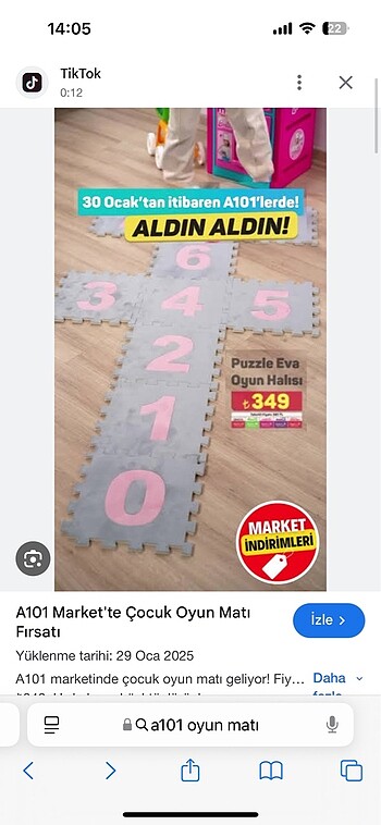 Diğer Bebek oyun matı oyun halısı